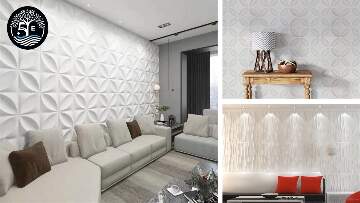 Panel Decorativo 3D Blanco